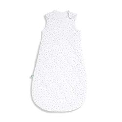 Little Green Sheep Gigoteuse pour bébé – Gigoteuse de luxe en coton bio mélangé avec fermeture éclair latérale, conforme aux normes de sécurité britanniques, riz blanc, 1 tog 6-18 mois