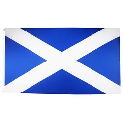 AZ FLAG - Scotland Flag - 3x5 Ft - 100D Polyester Scottish Banner with Two Metal Grommets - Fade Resistant - Vivid Colors - 3' x 5' Feet - 150x90 Cm