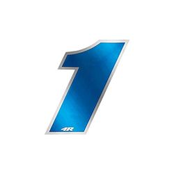 Quattroerre Racing Number 1 Anodized Mini, Blue