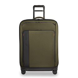 Briggs & Riley ZDX 4-wiel uitbreidbare Spinner Koffers, Jager, Checked-Large 74cm, Geruite L 74 cm