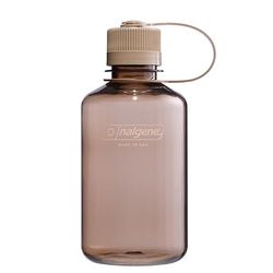 Nalgene Sustain Tritan BPA-vrije waterfles gemaakt van materiaal afgeleid van 50% plastic afval, 16 oz, smalle mond, mokka