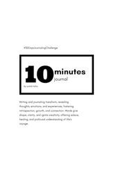 10 Minutes Journal: 10 minutes about me