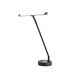 Infitronic IN78LEDKLB1 – Lámpara de piano 78 LED lámpara de mesa de carga inalámbrica regulable cambio de color USB tipo A conector de carga negro
