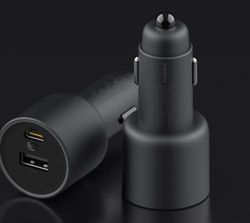 Xiaomi Charger 67W Billaddare USB-A Type C - Snabbladdare med USB Type C | Universal 67W Mobilladdare | Laddare för cigarettändare | Svart färg