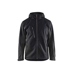 Blaklader 4753251699984XL Softshell jas met capuchon, zwart/donkergrijs, maat 4XL