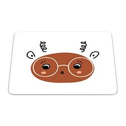 Bonamaison, Rectangle Pop Art Digital Printed Mouse Pad, Non-Slip Base, for Office and Home, Size: 22 x 18 cm