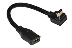 Link Lkchd01 ADATTATORE HDMI MASCHIO/FEMMINA ANGOLO 90° VERSO L'ALTO CM 15