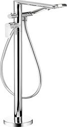 Deante Jasmin - Rubinetto da bagno indipendente per vasca da bagno con doccia, cromato BGJ_017M