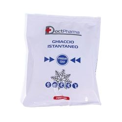 Doctpharma Ghiaccio Istantaneo Monouso, Busta Usa e Getta, Ghiaccio Secco Pronto all’Uso per Traumi, Contusioni, Sport, Emergenze, Senza Congelatore