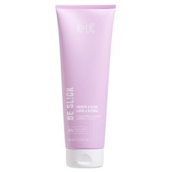 MULAC | BE SL!CK Flytande och mjukgörande schampo med anti-frissittande effekt, med linfrön, 250 ml