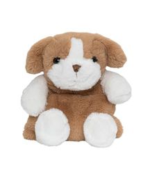 2-in-1 Cuddly hot Water Bottle. Max The Dog. Very Soft Plush Baby & Child. Hot and Cold Action. Microwave Dryer. Silicone Beads. Suitable for All Ages. Plic
