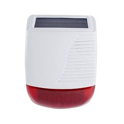 Solar Outdoor Siren with Battery WOS301S Compatible with Daewoo Security AM301 Audible Alarm Detection Warning