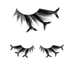 FIESTAS GUIRCA | Ciglia Nere da Pipistrello - Accessorio di Trucco per Natale e Capodanno - Ideale per Feste di Fine Anno e Celebrazioni - Per Donna Adulta - Nero