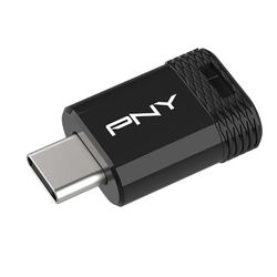 PNY 128GB Elite-X Fit Type-C USB 3.2 Unidad Flash - Rendimiento de Lectura hasta 200 MB/s, Práctico Almacenamiento de Datos Portátil, Diseño Ultracompacto, Conector Type-C