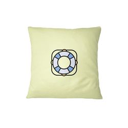 Bona Basics, Funda de cojín Decorativa, Funda de cojín Decorativa, decoración del hogar, para sofá, cafetería, Tamaño: 60x60 cm, Color: Amarillo Claro