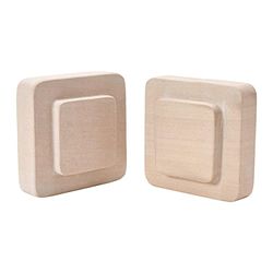 Main + Mesa Square Sandstone Bookends, Blush