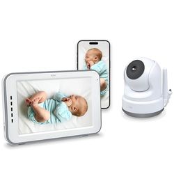 ELRO BC4000 Baby Monitor Royale Full HD babyfoon met 12,7 cm touchscreen en app