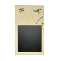 Vacchetti 5029200000 Lavagna Balsa Con Cuori E Gesso Rettangolare, Medio