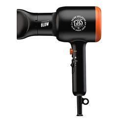 Gama Italy Professional Secador profesional de hombre Absolute Blow – 2000 W de potencia, compacto y manejable, ideal para el peinado de barba y cabello – 525 g