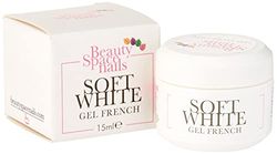 Beauty Space Nails Soft White Bianco French Modellante UV, 15 Ml