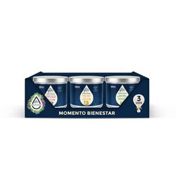 Glade® Aromatherapy kaars van plantaardige was en gerecycled glas, verpakking van 3