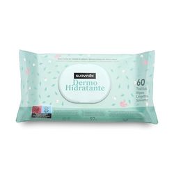 Suavinex, Paquete de 60 Toallitas Dermohidratantes para Bebés, Aptas Pieles Sensibles y Atópicas, Toallitas Húmedas con Aloe Vera y Extracto de Camomila, 97% Ingredientes Origen Natural