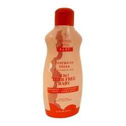 Dr. Natural 4-in-1 Tear-Free Baby - Head-to-Toe Baby Soap and Baby Shampoo - Bubble Bath for Kids - Moisturizing Body Wash - Rosewater Dream - 200 ml