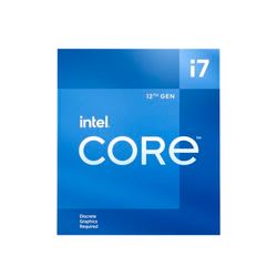 Intel Core i7-12700F 12. Generation stationär processor (basklocka: 2,1 GHz, 12 kärnor, LGA1700, RAM DDR4 och DDR5 upp till 128 GB) BX8071512700F