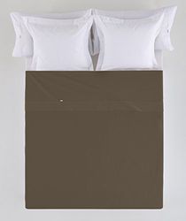 Sábana Sabana Encimera Color Musgo - Cama de 105 50% Algodón / 50% Polyester - 144 Hilos, Gramage: 115