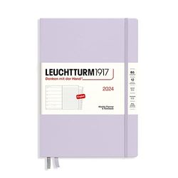 LEUCHTTURM1917 Planificador semanal Composition (B5) 2024, 12 meses, morado, inglés 367846