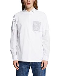 ESPRIT Herr 033EE2K307 t-shirt, 100/vit, L, 100/vit, L