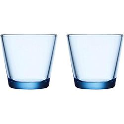 Iittala 1024679 Kartio Uppsättning av 2 glas 21 cl, aqua, glas