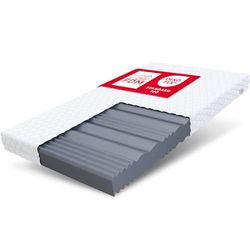 FDM Comfort Max Plus Matelas 80x200 cm Mousse à Mémoire de Forme Épaisseur 24 cm Fermeté H3 Matelas à Deux Faces 7 Zones de Confort Housse Lavable Oeko-TEX Hypoallergénique