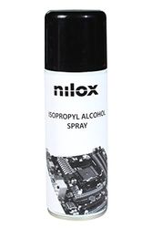 Nilox, Spray Alcool Isopropilico, Rimuove Olio, Grasso e Ossidi da Dispositivi Meccanici, Pulizia Schede Elettroniche, Dispositivi Ottici e Unità Disco, Pulizia Delicata ed Efficace, Formato 200 ml