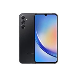 SAMSUNG SM-A346BZKEEUE Galaxy A34 5G Android Smartphone Display FHD+ Super AMOLED 6 6 inch 8 GB RAM en 256 GB uitbreidbaar intern geheugen batterij 5.000 mAh Awesome Graphite Italiaanse versie Zwart