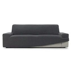 SOFASKINS® Funda superelástica, Funda de sofá de 3 plazas, Transpirable, cómoda y Duradera, fácil de Instalar, Dimensiones (180-230 cm), Color Gris Oscuro