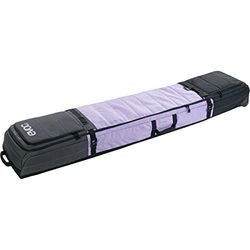 EVOC SNOW GEAR ROLLER skid- och snowboardväska (vadderad, hopfällbar, för 3-4 par skidor eller 2 snowboards, utbytbara skatehjul, med lavinfack, storlek: XL), Multicoloured