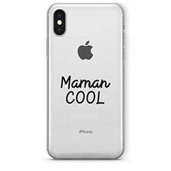 ZOKKO iPhone XS Max Cool Mommy Case - mjukt genomskinligt bläck svart