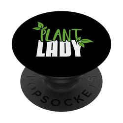 Plant Lady Jardinería Amante de las plantas Jardín Reina Jardin PopSockets PopGrip Adhesivo