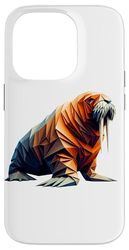 Origami Art Walrus Walruses Case for iPhone 14 Pro