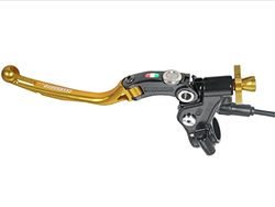 Commande d'embrayage à câble Racing Accossato avec Levier articulé coloré (Bouton+Levier+régulateur), avec Micro Inclus pour Benelli Trois 1130 k Amazonas de 2007 à 2012 CC 1130
