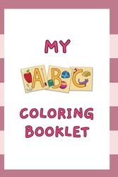 Children’s coloring book: Colored alphabet