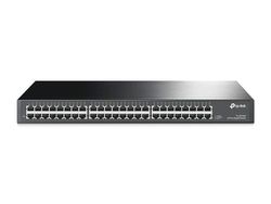 TP-Link TL-SG1048 Gigabit Ethernet de 48 portas (comutador não gerenciado, plug and play, metal, montagem em rack, sem ventilador, vida limitada)