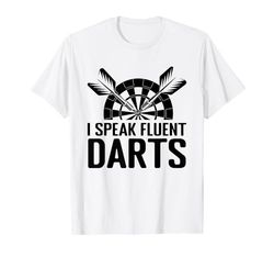 I Speak Fluent Darts Gioco Giocatore Sportivo Maglietta