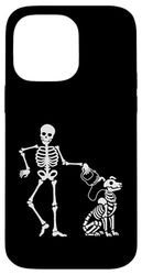 amazing spooky creepy halloween design skeleton dog Case for iPhone 14 Pro Max