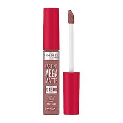 Rimmel London Rossetto Liquido Lasting Mega Matte, Rossetto Liquido a Lunga Durata per Labbra Morbide con Finish Mega Matte, Formula Vegana con Squalane e Olio di Cocco - 709 Strapless, 7.4ml