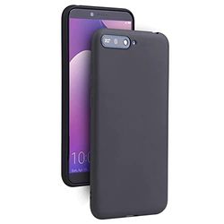 Beschermhoes voor Huawei Honor 7A, ultradun, [stootvast, krasbestendig] TPU, zacht, elegant, dun, mat voor Huawei Honor 7A - zwart