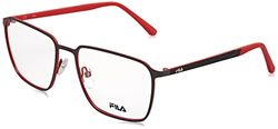 Rad VFI204 Glasögon, Full Red W/Coloured Parts, 56 för män, Full Red W/Coloured Parts, 56