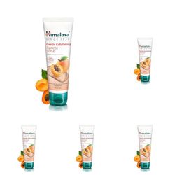 Himalaya Gentle Exfoliating Apricot Scrub| Suitable for all skin types - 75ml (Pack of 5)