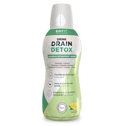 Eafit MINCEUR - DRAIN DETOX - Draineur - Detoxifiant - Digestion - Elimination Urinaire -Anti-Oxydant - Circulation Sanguine - Citron-19 plantes - Testé scientifiquement et Etudes cliniques - 21Jours